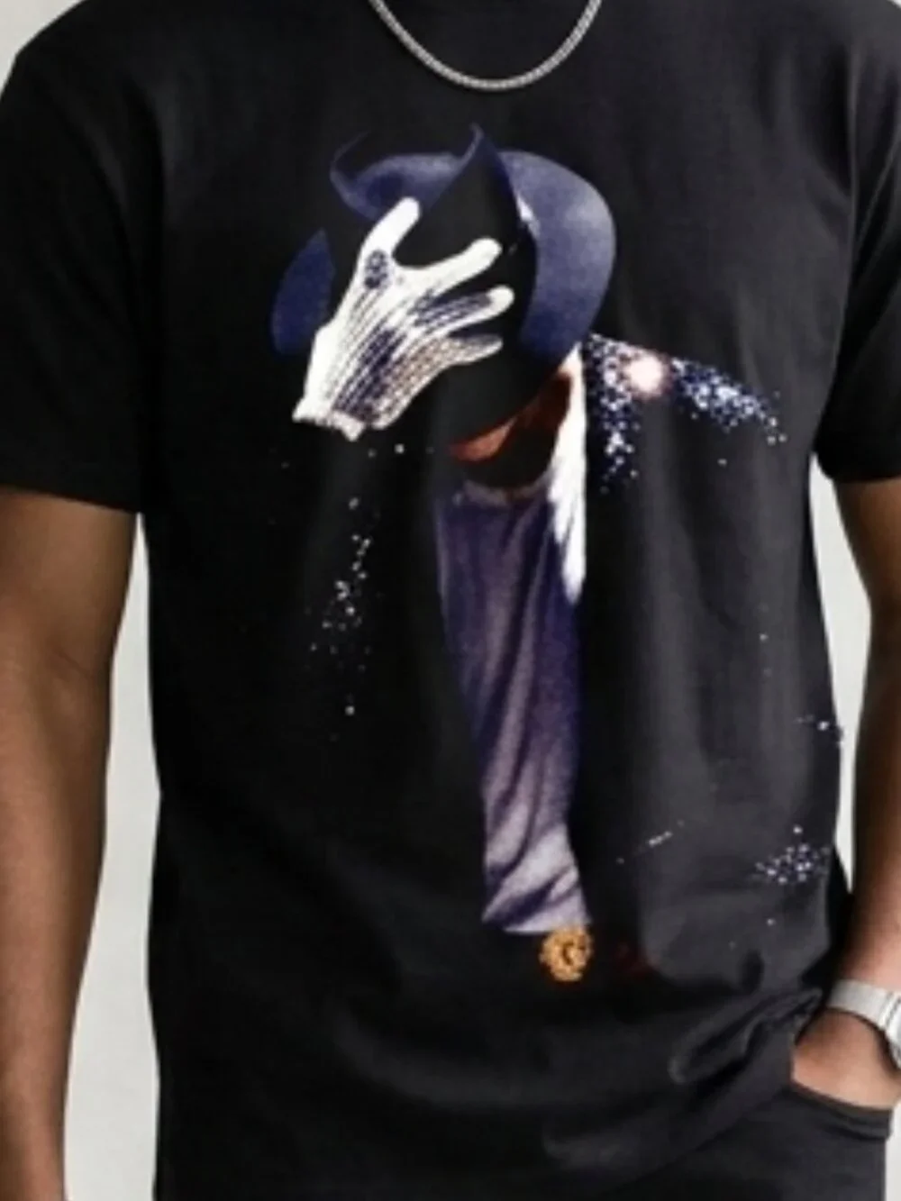 Michael Jackson Vintage Style Graphic Tee - Picture 2 of 3